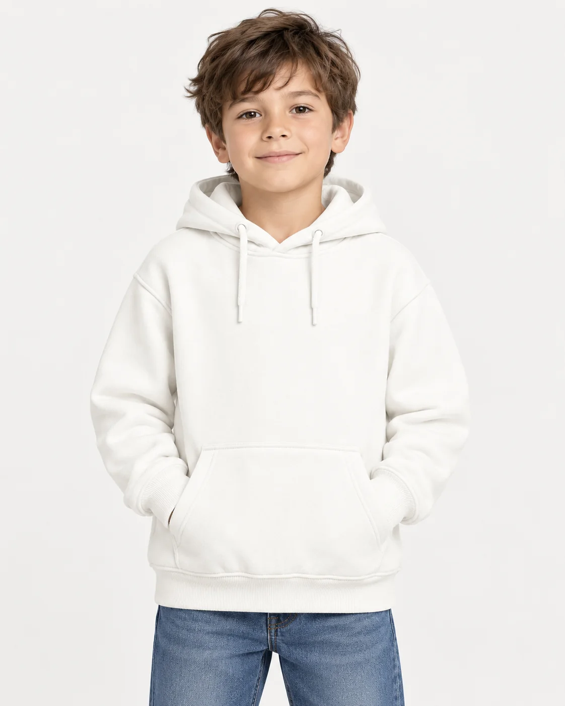 Buzo Kids Capucha Perchado Unisex, imagen 1