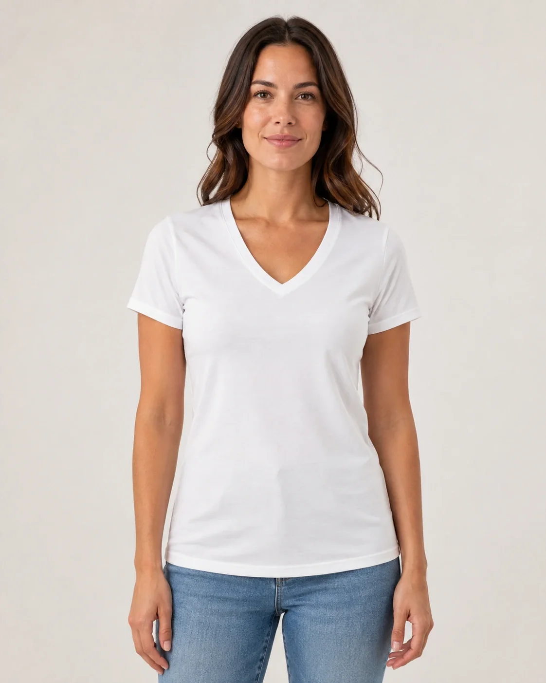 Camiseta Essential V Mujer, imagen 1